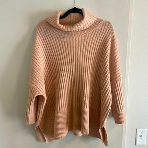 peach spring sweater